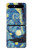 S0213 Van Gogh Starry Nights Etui Coque Housse pour Samsung Galaxy Z Flip 5G