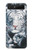 S0265 Tigre blanc Etui Coque Housse pour Samsung Galaxy Z Flip 5G