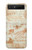 S0566 Dessin technique Da Vinci Etui Coque Housse pour Samsung Galaxy Z Flip 5G