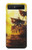 S0841 Pirates Perle noire Etui Coque Housse pour Samsung Galaxy Z Flip 5G