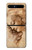 S1045 Leonardo da Vinci Femme Head Etui Coque Housse pour Samsung Galaxy Z Flip 5G