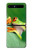 S1047 Petite grenouille Etui Coque Housse pour Samsung Galaxy Z Flip 5G
