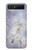 S1134 Cheval Blanc Licorne Etui Coque Housse pour Samsung Galaxy Z Flip 5G