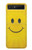 S1146 Sourire Soleil Jaune Etui Coque Housse pour Samsung Galaxy Z Flip 5G