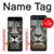 S1352 Lion Visage Etui Coque Housse pour Samsung Galaxy Z Flip 5G