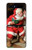 S1417 Père Noël Joyeux Noël Etui Coque Housse pour Samsung Galaxy Z Flip 5G