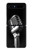 S1672 Rétro Musique Jazz Microphone Etui Coque Housse pour Samsung Galaxy Z Flip 5G