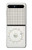 S1857 Rétro transistor radio Etui Coque Housse pour Samsung Galaxy Z Flip 5G
