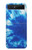 S1869 Tie Dye Bleu Etui Coque Housse pour Samsung Galaxy Z Flip 5G