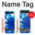 S1869 Tie Dye Bleu Etui Coque Housse pour Samsung Galaxy Z Flip 5G