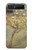 S1978 Van Gogh Lettre poire Etui Coque Housse pour Samsung Galaxy Z Flip 5G