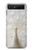 S1980 blanc Paon Etui Coque Housse pour Samsung Galaxy Z Flip 5G