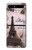 S2211 Carte postale de Paris Tour Eiffel Etui Coque Housse pour Samsung Galaxy Z Flip 5G
