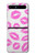 S2214 Bisous Lèvres roses Etui Coque Housse pour Samsung Galaxy Z Flip 5G