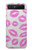 S2214 Bisous Lèvres roses Etui Coque Housse pour Samsung Galaxy Z Flip 5G