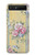S2229 Fleurs millésimé Etui Coque Housse pour Samsung Galaxy Z Flip 5G