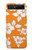 S2245 Hawai Hibiscus Motif orange Etui Coque Housse pour Samsung Galaxy Z Flip 5G