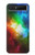 S2312 Arc en ciel coloré espace Galaxie Etui Coque Housse pour Samsung Galaxy Z Flip 5G