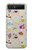S2321 Aliments et boissons sans soudure Etui Coque Housse pour Samsung Galaxy Z Flip 5G