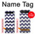 S2345 Marine Bleu Shavron Zig zag Etui Coque Housse pour Samsung Galaxy Z Flip 5G
