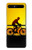 S2385 Vélo Vélo Coucher de soleil Etui Coque Housse pour Samsung Galaxy Z Flip 5G