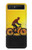 S2385 Vélo Vélo Coucher de soleil Etui Coque Housse pour Samsung Galaxy Z Flip 5G