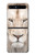 S2399 Lion Visage Etui Coque Housse pour Samsung Galaxy Z Flip 5G