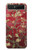 S2414 Rouge Fleur amandier Van Gogh Etui Coque Housse pour Samsung Galaxy Z Flip 5G