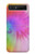 S2488 Tie Dye Couleur Etui Coque Housse pour Samsung Galaxy Z Flip 5G