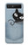 S2641 Noir Chat Poche Etui Coque Housse pour Samsung Galaxy Z Flip 5G