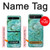 S2653 Dragon Vert Turquoise Pierre Graphique Etui Coque Housse pour Samsung Galaxy Z Flip 5G