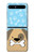 S2669 Mignon os chien pattes Dessin animé Etui Coque Housse pour Samsung Galaxy Z Flip 5G