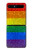 S2683 Arc en ciel Fierté LGBT Drapeau Etui Coque Housse pour Samsung Galaxy Z Flip 5G