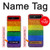 S2683 Arc en ciel Fierté LGBT Drapeau Etui Coque Housse pour Samsung Galaxy Z Flip 5G