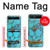 S2685 Aqua Turquoise imprimé graphique Gemme Etui Coque Housse pour Samsung Galaxy Z Flip 5G