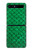 S2704 Vert poisson échelle motif graphique Etui Coque Housse pour Samsung Galaxy Z Flip 5G