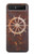 S2766 Roue de bateau Rusty Texture Etui Coque Housse pour Samsung Galaxy Z Flip 5G