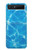 S2788 Bleu Piscine d'eau Etui Coque Housse pour Samsung Galaxy Z Flip 5G