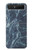 S2799 Lumière Bleu Marbre Pierre Imprimé Graphique Etui Coque Housse pour Samsung Galaxy Z Flip 5G