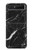 S2895 Noir Marbre imprimé graphique Etui Coque Housse pour Samsung Galaxy Z Flip 5G