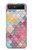 S2947 Bonbons Minimal Couleurs pastel Etui Coque Housse pour Samsung Galaxy Z Flip 5G