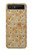 S2987 Crème Biscuits Cracker Etui Coque Housse pour Samsung Galaxy Z Flip 5G