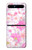 S3036 Flore de fleur rose douce Etui Coque Housse pour Samsung Galaxy Z Flip 5G