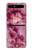 S3052 Rose Marbre Imprimé graphique Etui Coque Housse pour Samsung Galaxy Z Flip 5G