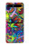 S3255 Motif Art coloré Etui Coque Housse pour Samsung Galaxy Z Flip 5G