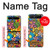 S3281 Motif coloré Hippie Fleurs Etui Coque Housse pour Samsung Galaxy Z Flip 5G