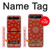 S3355 Motif Bandana Rouge Etui Coque Housse pour Samsung Galaxy Z Flip 5G
