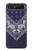 S3357 Marine Bleu Bandana Motif Etui Coque Housse pour Samsung Galaxy Z Flip 5G