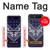S3357 Marine Bleu Bandana Motif Etui Coque Housse pour Samsung Galaxy Z Flip 5G
