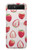 S3481 fraise Etui Coque Housse pour Samsung Galaxy Z Flip 5G